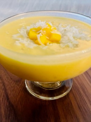 Mango Coconut Sago&nbsp;Pudding