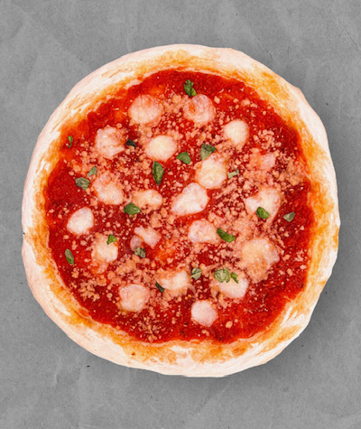 Homemade cheese pizza