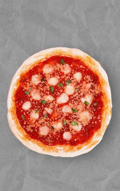 Homemade cheese pizza