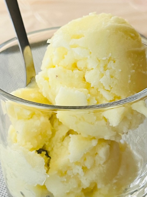 Easy Pineapple Sorbet